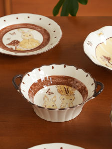 SIYUE | Ceramic Multifunction Rabbit Shaped Double Ear Bowls