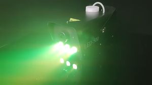 คลิป "เครื่องทำควานSmoke Fog Machine 500W สโมคควานเวที รีโมท พร้อมไฟLED คริปเลอร์ ควานเวที