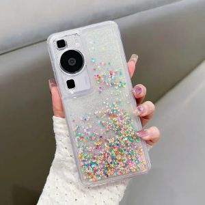 Transparent Pure Color Simplistic Sandflow Mobile Phone Case for  15Promax/14/13/12/11/XSMAX Fenlkai Cute Cartoon Design TPU Protection