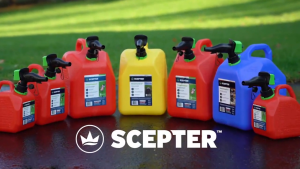 SCEPTER 20L High-Quality Motorcycle Gasoline Can - New Made in Canada