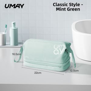 Umay(佑美) | Wet-dry Separation Large Capacity Travel Toiletry Bag