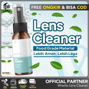 WISELIE CAIRAN PEMBERSIH LENSA KACAMATA (BONUS KAIN LAP)