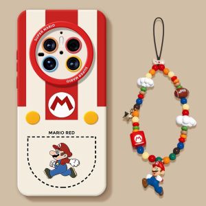 Sup&LV | Huawei Mate70Pro Silicone Phone Case Full Lens Protection Mario Design Anti-Fall Protective Cover Compatible With Mate60Pro And 50Pro