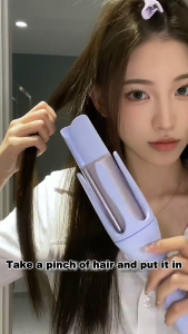 360° Rotating Automatic Hair Curler Iron Ceramic Styling Stick Fast Heating Constant Hair Curling