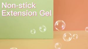 LIMEGIRL 15g Non-Stick Extension Gel UV Quick Build Solid Nail Extension Gel 3D Shaping Nail Art Solid Milky Jelly Hard Gel