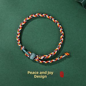 Handcrafted Five-Color Rope Bracelet