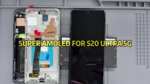 Màn Hình Cảm Ứng OLED/TFT LCD Bộ Phận Lắp Ráp Khung Màn Hình Thay Thế Cho Điện Thoại Di Động Samsung S20 Ultra G988B