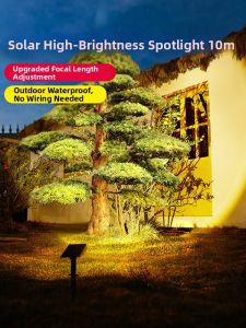 JUCHUENG | Solar Waterproof Outdoor Spotlight Garden Tree Light