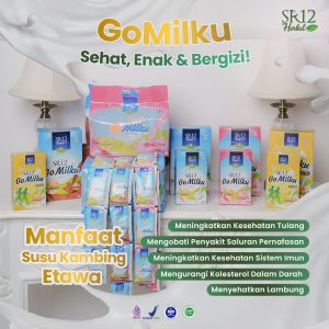 Susu Kambing Etawa Etawalin Etawaku Penambah Berat Badan Go Milku SR12 Original Bagus Buat Asam Lambung