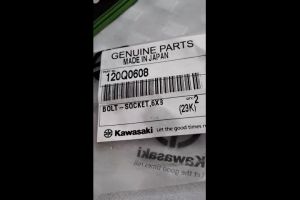 BAUT GIR DEPAN L5 KAWASAKI TYPE NINJA R/RR 120Q0608 ORIGINAL