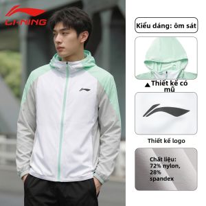 Li-Ning | Áo Khoác Chống Nắng Mùa Hè Thoáng Khí Nhẹ Hooded
