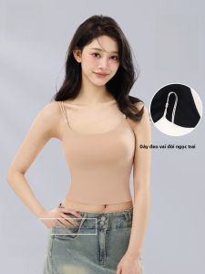 MiiOW | Áo ba lỗ không tay mùa hè cho nữ MiiOW Pearl Bandeau Áo ngực Áo khoác ngoài liền mạch Thiết kế lưng đẹp Áo sơ mi màu hồng