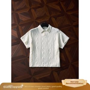 OUMULONG | Husband Vibes Diamond Pattern Polo Shirt