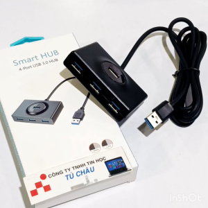 Hub chia USB / HUB USB 4 Port 3.0 dài 1.2m