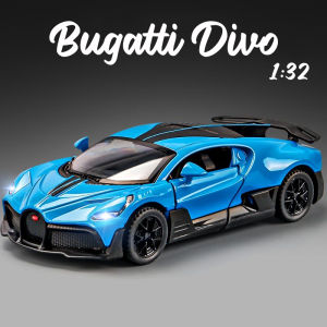 Quy Mô 1:32 Bugatti Divo hợp kim chịu nhiệt cao Xe hơi mô hình xe mô hình đúc Âm Thanh Ánh Sáng Xe Những Người Yêu Thích Bộ Sưu Tập Trẻ Em Món Quà Sinh Nhật Kim Loại Đồ chơi bé trai