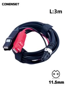 Shima Daiwa Điện Máy Câu Cá Cáp Nguồn 9.18 Ft Dây Kết Nối Pin Điện Áp Cao DC AC Bộ Chuyển Đổi Cho Thiết Bị Câu Cá