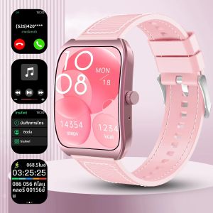 สมาร์ทวอทช์รุ่นใหม่ปี 2025 หน้าจอโค้ง 1.85 นิ้ว BT5.4 โทรไร้สาย ควบคุมเพลง ตรวจวัดอัตราการเต้นของหัวใจ/การนอนหลับ กล้องถ่ายรูประยะไกล สำหรับผู้ชาย