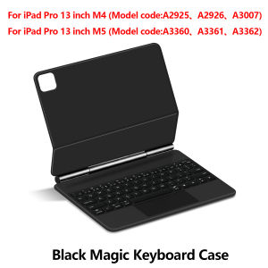 AJIUYU | Magic Keyboard With Backlight For iPad Pro M4 M5 13 Inch Magnetic Smart Cover For iPad Pro 13 A3360 A2925 Multi-touch Keyboard
