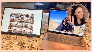 【Local Warehouse 】 ZOOMEDIN 15.6 Inch 1080P FHD Portable Monitor Professional Level E-Sports Monitor 100% SRGB High Color Gamut Designer Level Color Rendering for Laptop PS5/4 Xbox Switch Phone PC Stand Version.