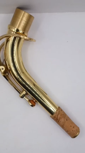 Neck Bend Saxophone Alto Accessories Brass Gold  245cm