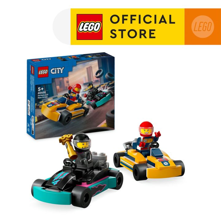 LEGO City 60400 Go-Karts and Race Drivers Toy Set (99 Pieces) | Lazada ...