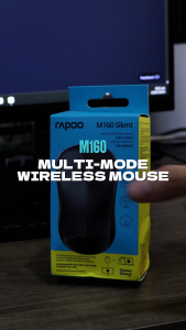 Rapoo M160 SIlent Multi Mode Wireless Mouse Bluetooth 3.0 4.0 and 2.4G ensures stable wireless transmission