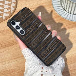 Retro Bow-knot Pattern Lychee Phone Case For Samsung A17 A37 A57 5G A56 A55 A54 A36 A35 A34 A26 A16 A07 A06 A53 A15 Cases Cover