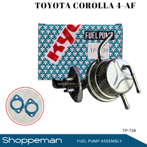 TOYOTA COROLLA 4-AF FUEL PUMP ASSEMBLY 3 TUBES TP-738