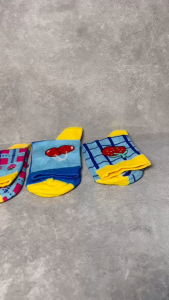 Kaos Kaki Anak Motif Tomat Pria Dan Wanita AntiSlip Usia 6-12 Tahun Tk-Sd