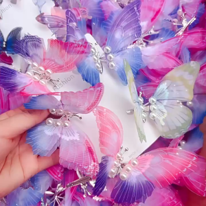 Childrens Butterfly Hair Clip Baby Girl Hair Accessories Cute Hair Clip Decoration