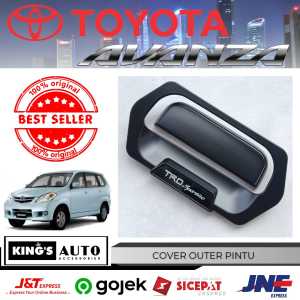 Paket Cover Handle Outer Pintu Avanza 2004 - 2011 Hitam Doff
