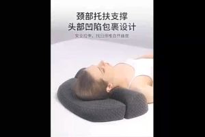 Memory Foam PillowOrthopaedic Cervical PillowRemovable Ergonomic Neck Pillow for Neck and Shoulder Pain Neck Support Pillow for Side Sleepers Pure Ice Silk High Breathable Orthopedic pillow