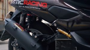 TRC Racing Power Pipe Suzuki Raider 150 Carb Muffler Exhaust with Removable Silencer LTO Approved 1727