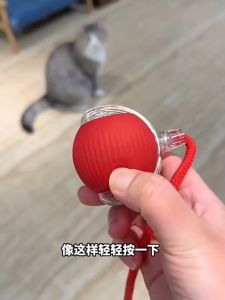 Đồ chơi Mèo quả bóng dây lăn tự động cổng sạc USB - Love Pets Shop