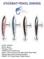 Lure Stickbait Pencil Sinking 7,5cm 8gr Umpan Pancing Casting. 
