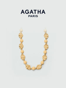 AGATHA | Vacation Style Luxury Gold-tone Shell Necklace
