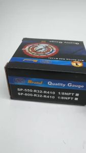 หัวเกจน์ เกจน์เดี่ยว เกจน์แอร์ ยี่ห้อ SP รุ่น SP-550-R32-R410 1/8 NPT Liquid gauge ของแท้ สามารถใช้แทนกันได้