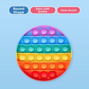 LELEYU | Relieve Stress Squeezable Rainbow Toy Edible for Children