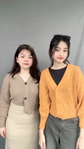 Ghaniya Clothing - Bailey Cardi Baju Outfit Cewek/Baju Atasan Wanita/Baju Rajut