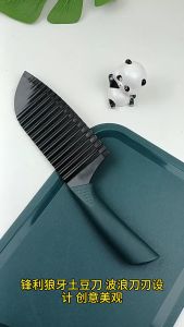 Wave Knife Kitchen Household Tools Stainless Steel Wave Knife Potato Cutting Corrugated Fries Chips Cutter Slicer Cooking Accessories
