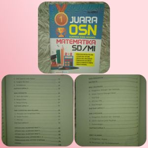 BUKU JUARA OLIMPIADE SAINS NASIONAL ( JUARA OSN) MATEMATIKA
