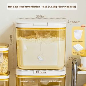 SHUEHO | Food Grade Storage Container For Grains Sealed