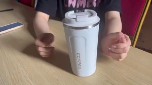 New Stainless Steel Eco-friendly Travel Portable Mug Coffee Milk Thermos Cup 380ml 510ml