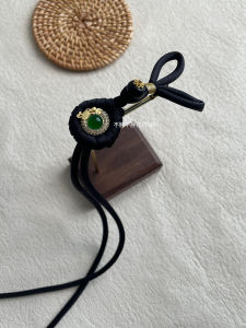 กระดุมโลหะรูปหูกระต่าย กระดุมตกแต่งเสื้อกั๊กสไตล์จีนใหม่ กระดุมเสื้อผ้าฮ่องกง กระดุมลายมังกร