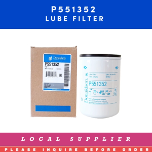 P551352 LUBE OIL FILTER JOHN DEERE RE59754 CROSS-REFERENCE BALDWIN B7125 FLEETGUARD LF3703 INGERSOLL RAND 36881696 59154856 [LOCAL STOCK. READY TO SHIP WITHIN 24HRS.] FOR ENGINE PART