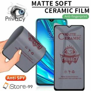 Anti Gores Spy Matte Privacy Xiaomi Redmi A2 / A2+ / A1 / A1+ / 10A / 9i / 9A / 9 / 9C / 9T / 9 Prime / 11 Prime /10 5G/ 10X 5G / 10X Pro / K50i / 11 Prime 5G / Note 9 4G / Note 8 Pro / Note 11R / Note 11E Tempered Glass Ceramic full Cover Pelindung layar