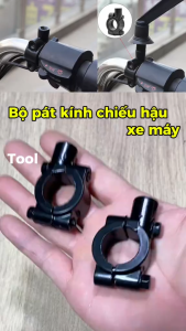 Giá đỡ gương xe máy hợp kim nhôm bền đẹp chống gỉ