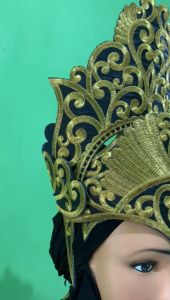 Renda Bordir Mahkota Kepala Siger Dewi Uma