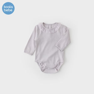 KAOLANBIBI | Bodysuit Dài Tay Cho Bé Gái Mềm Mại In Hoa Xuân Thu