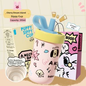 BABLOV | Separation Tea Infuser Insulated Cup Female Elegant Design Ceramic Layer